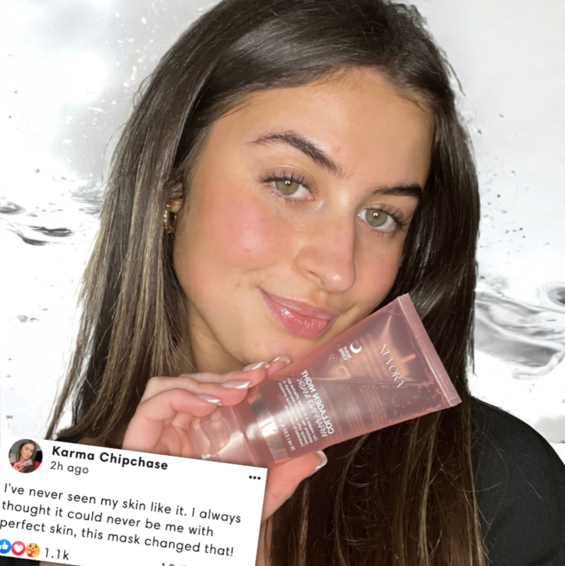 ✨ Glass-Skin Collagen Mask™ — Mascarilla de Colágeno para una Piel de Cristal